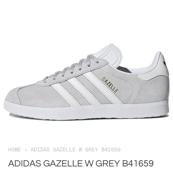 Adidas Womens Gazelle Sneakers Gray size 8